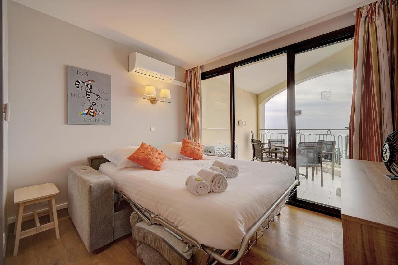 Immogroom - 2 Rooms Sea View - Swimming Pool - Terrace - Parking - Ac Канни Екстер'єр фото