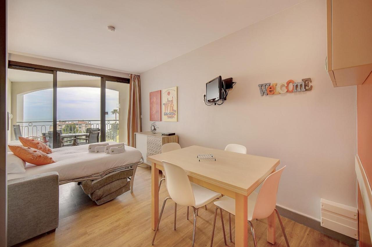 Immogroom - 2 Rooms Sea View - Swimming Pool - Terrace - Parking - Ac Канни Екстер'єр фото